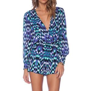 Parker patterned romper - never worn - Size Small